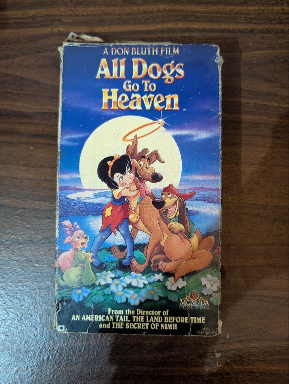 All Dogs Go To Heaven VHS Tape
